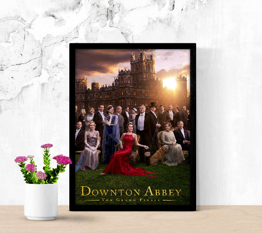 Downton Abbey The Grand Finale framed poster