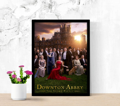 Downton Abbey The Grand Finale framed poster