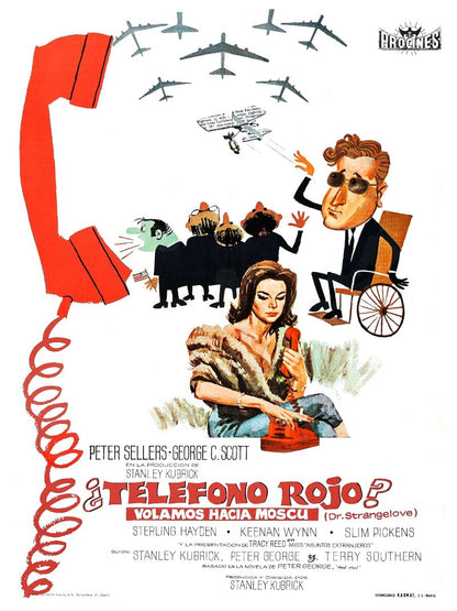 Telefono Rojo paper poster