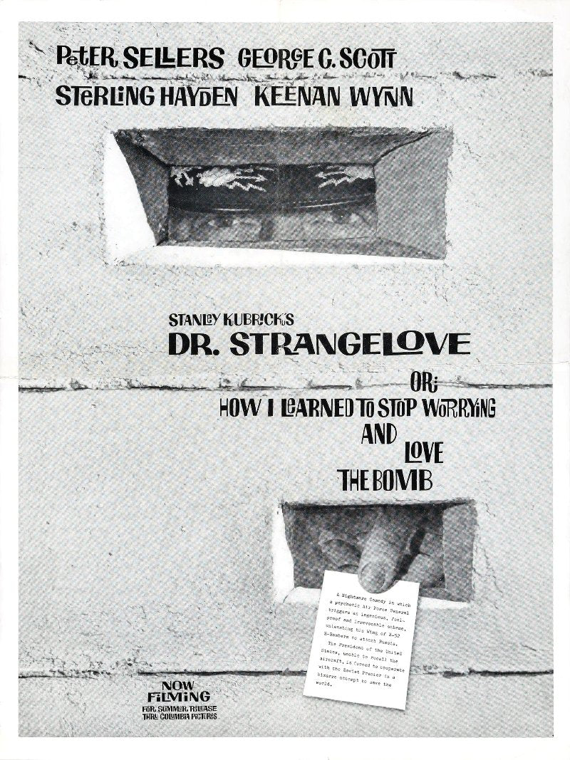 Dr. Strangelove paper poster