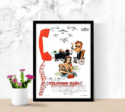 Telefono Rojo framed poster