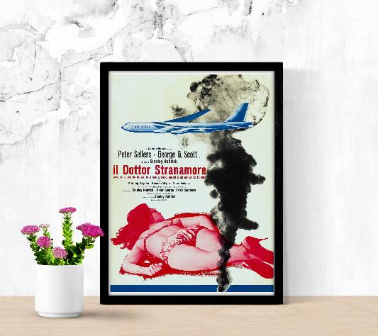 Il Dottor Stranamore framed poster