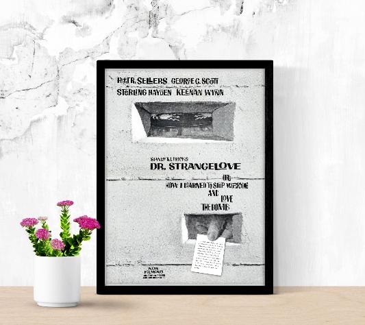 Dr. Strangelove framed poster