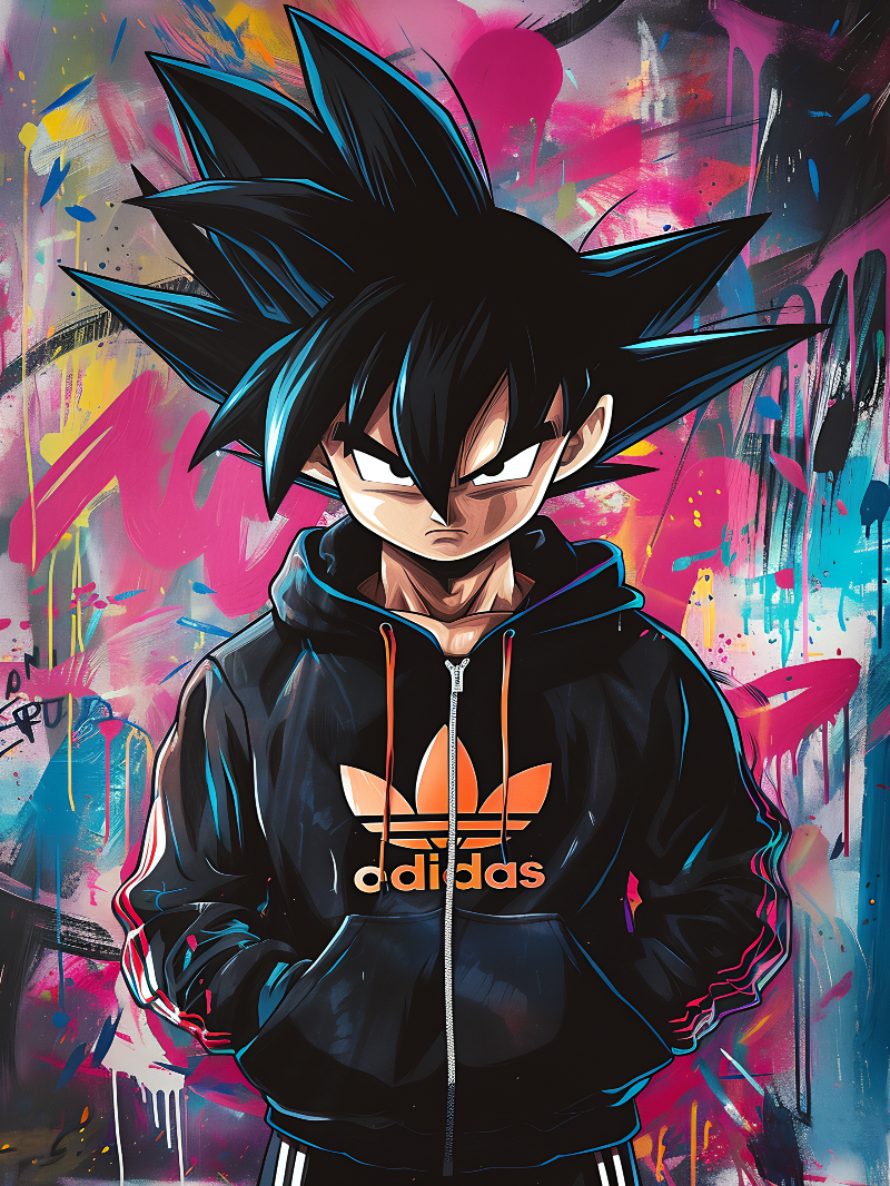 Dragonball Cinematic Wall Art paper poster