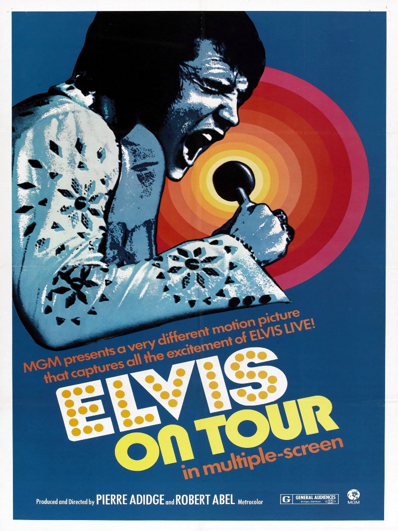 Elvis On Tour paper poster