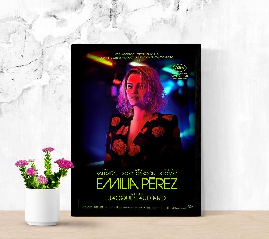 Emilia Pérez framed poster