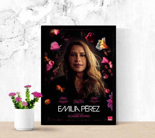 Emilia Pérez framed poster