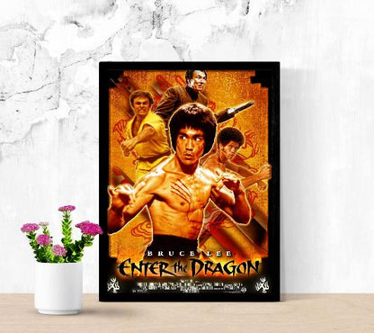 Enter The Dragon framed poster