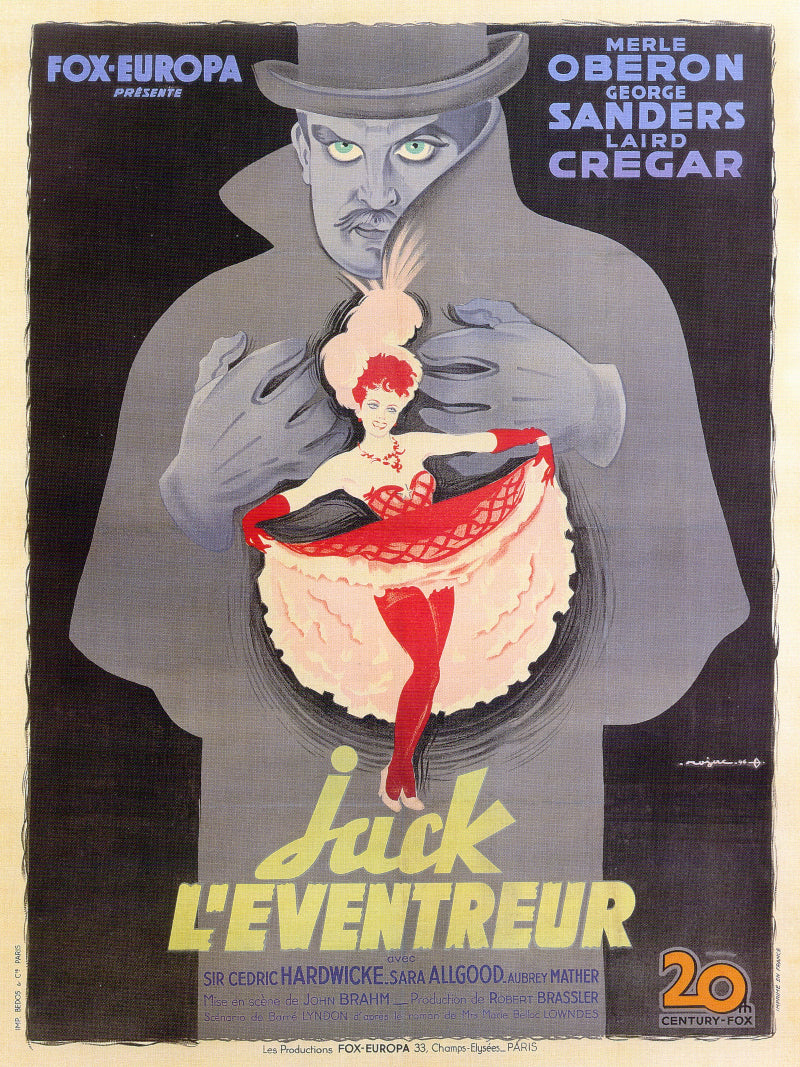 Jack L'eventreur paper poster