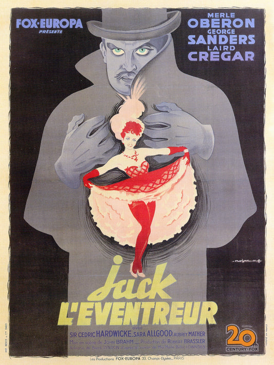 Jack L'eventreur paper poster