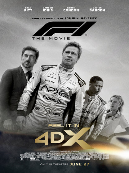 F1 The Movie paper poster
