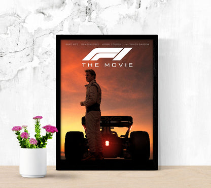 F1 The Movie framed poster