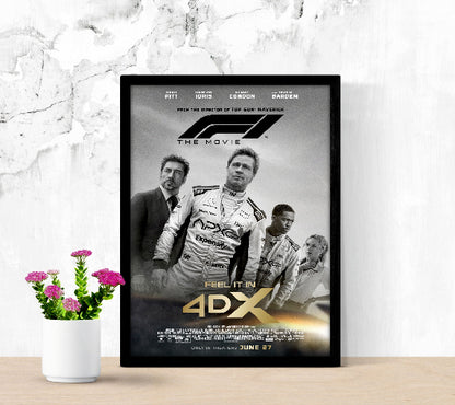 F1 The Movie framed poster