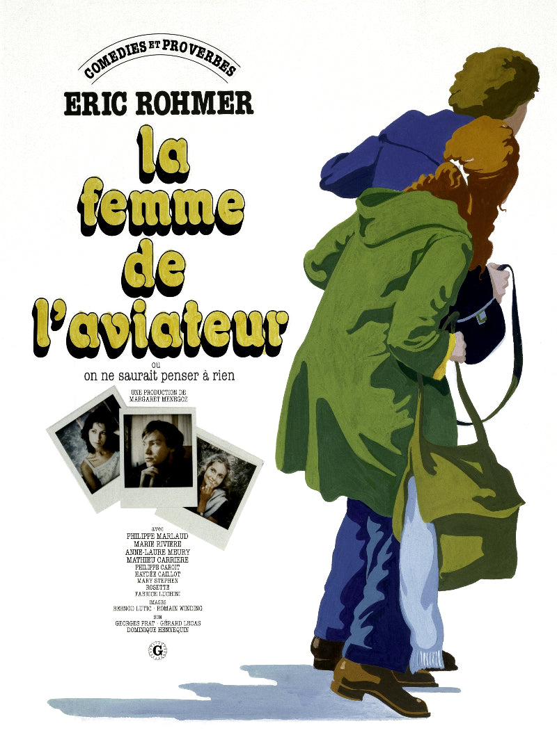 La femme de l'aviateur paper poster