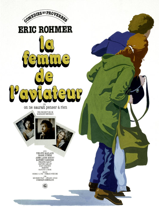 La femme de l'aviateur paper poster