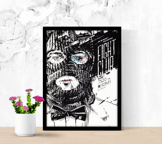 Fight Club framed poster