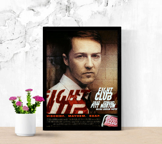 Fight Club framed poster