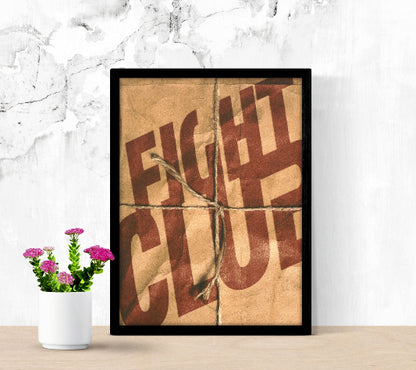 Fight Club framed poster