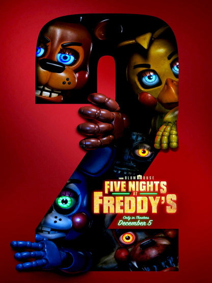 Five Nights at Freddy's 2 paper poster
