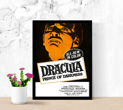 Dracula Prince of Darkness framed poster