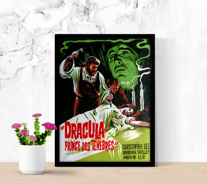 Dracula Prince des Tenebres framed poster