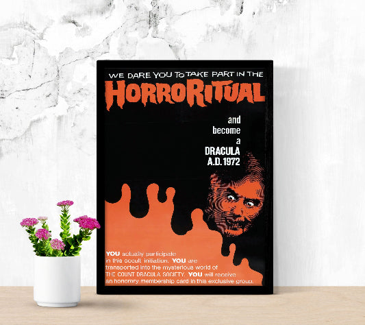 Dracula A.D. 1972 framed poster