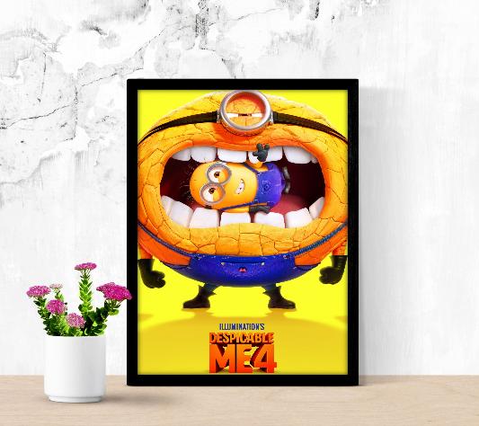 Despicable Me 4 framed poster