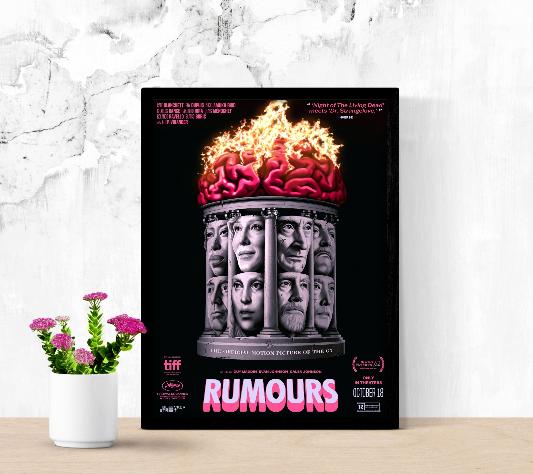 Rumours framed poster