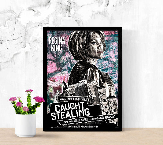 Caught Stealing framed poster