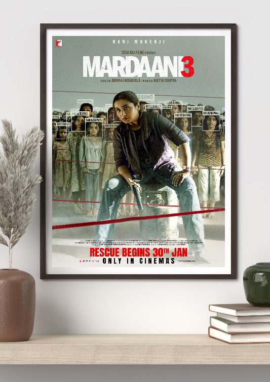 Mardaani 3 framed poster
