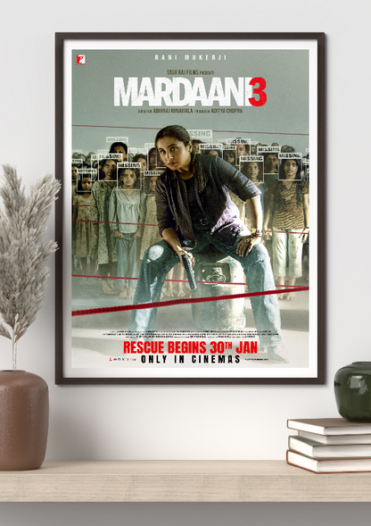 Mardaani 3 framed poster