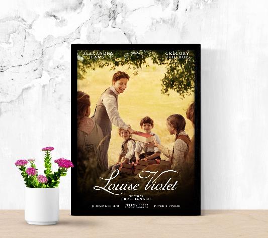 Louise Violet framed poster