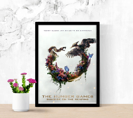 The Hunger Games Sunrise On The Reaping framed poster