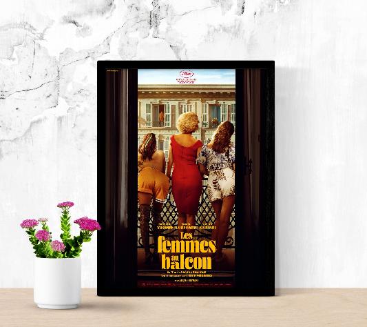 Les Femmes au Balcon framed poster