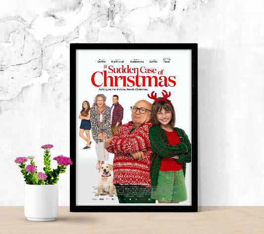 A Sudden Case of Christmas framed poster