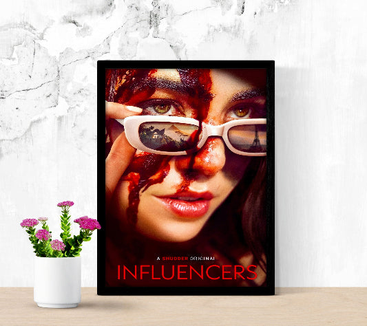 Influencers framed poster