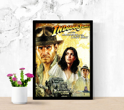 Raiders of The Lost Ark framed poster