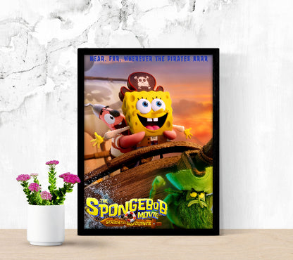The Spongebob Movie Search For Squareparts framed poster