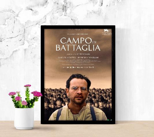 Campo di battaglia framed poster