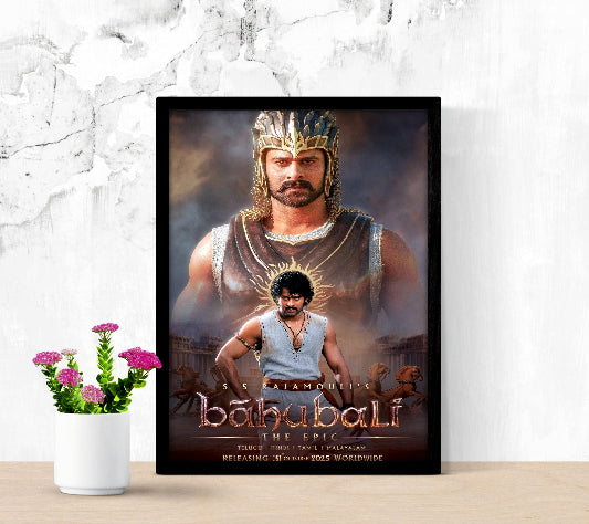 Baahubali framed poster