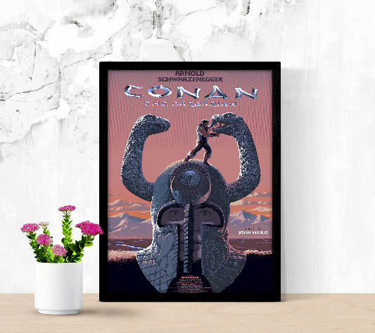 Conan The Barbarian Cinematic Wall Art framed poster