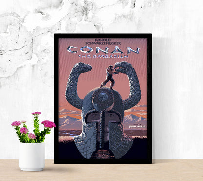 Conan The Barbarian Cinematic Wall Art framed poster
