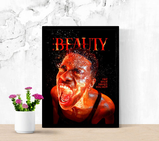 The Beauty framed poster