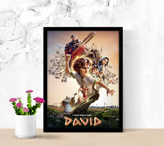 David framed poster