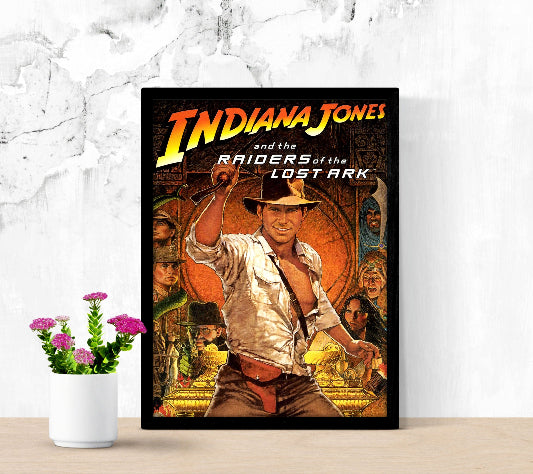 Raiders of The Lost Ark framed poster
