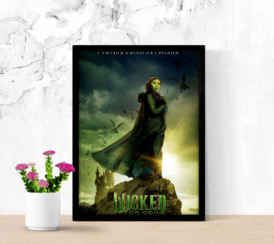 Wicked For Good framed poster