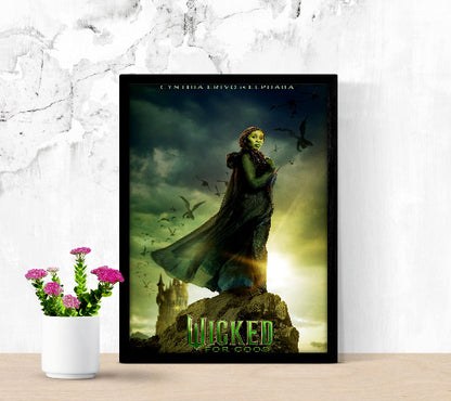 Wicked For Good framed poster