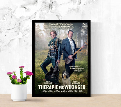 Therapie fur Wikinger framed poster