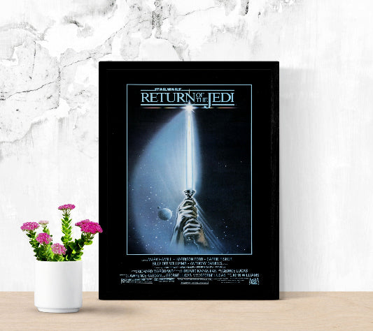 Star Wars Episode VI Return of The Jedi framed poster