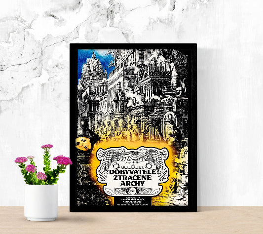 Raiders of The Lost Ark framed poster